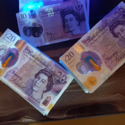 counterfeit British Pounds in the United Kingdom